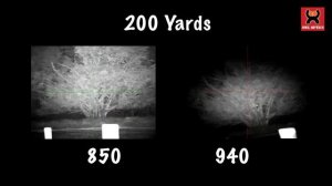 PARD DS35 Comparing 850nm to 940nm