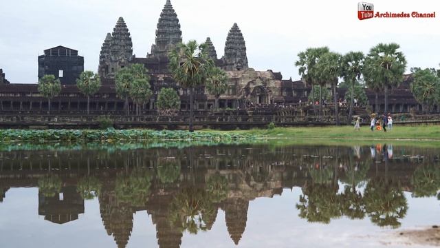 angkor wat temple អង្គរវត្ត or Capital Temple Cambodia the largest religious monument in the world смотреть онлайн