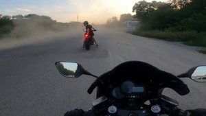 заруба HONDA VTR 1000 VS YAMAHA MT-09 - я так и знал(