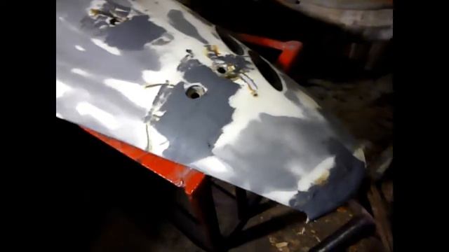 Ремонт клюва на Honda Dio 34 2 шпатлёвка смотреть онлайн