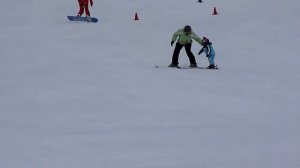 Ella & Peter Skiing Christmas 2009