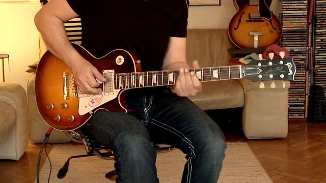2010 Gibson Les Paul 1958 Reissue Custom Shop, tobacco burst /darkburst смотреть онлайн