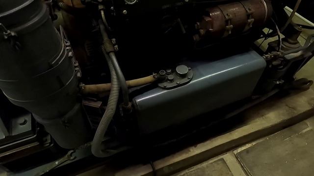 Запуск дизельгенератора ДГА-100 (100кВт).