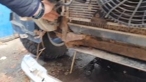 Suzuki_Grand_Vitara установка лебедки под бампер