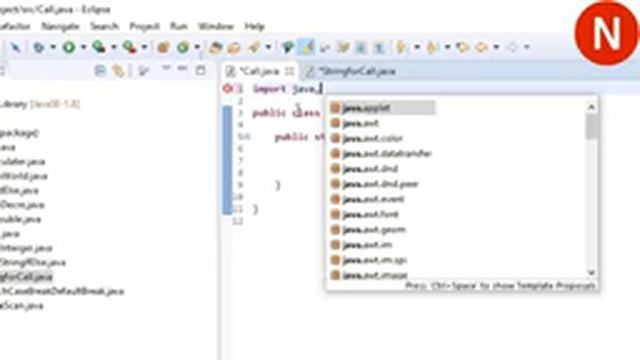 Java String Class Call смотреть онлайн