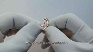 Женский браслет из золото ,,Итальянка"Кардинал,,