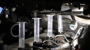 Starex D4CB 2.5 2006 г. Проверка форсунок на слив в обратку