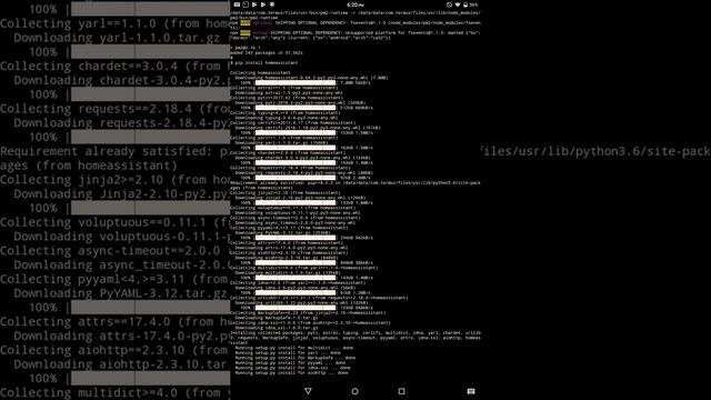 Home Assistant run on ANDROID with Termux смотреть онлайн