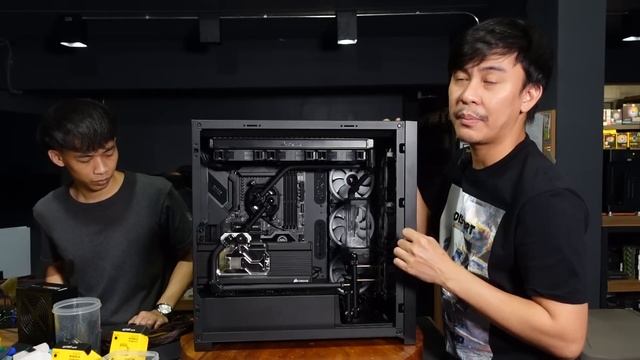 ประกอบคอมฯ ชุดน้ำเปิด CORSAIR เต็มระบบ ท่อสีดำ ชุดใหญ่ смотреть онлайн