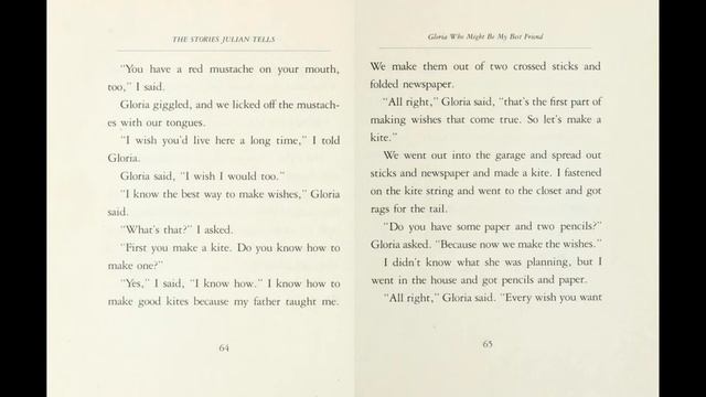 Gloria Who Might Be My Best Friend (from The Stories Julian Tells by Ann Cameron) смотреть онлайн