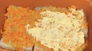 ЕСЛИ готовить рыбу, то только так. Беру ДЕШЁВУЮ рыбу и готовлю это блюдо.