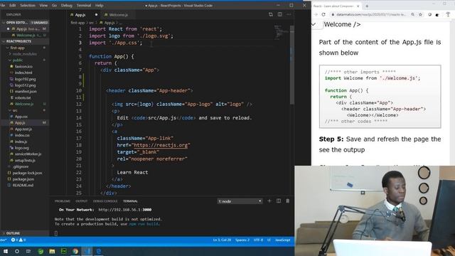 React Tutorial Part 2 - React Components (Functional and Class Components)
