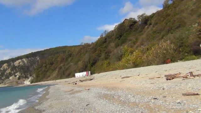 Бухта Инал без туристов и отдыхающих. Грязевые озёра. смотреть онлайн