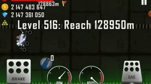 Hill Climb Racing : Moonlander & Nuclear Plant 154401 m ( My Personal Best! )