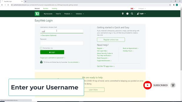 TD Bank Login | TD Bank Online Banking Sign In | www.td.com Login смотреть онлайн