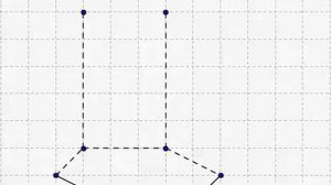 Построение правильной шестиугольной призмы