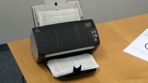 The Fujitsu fi-7160 and fi-7260 scanners in action