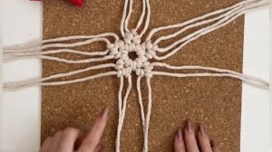 NO RING MACRAME STAR #2 | EASY MACRAME ORNAMENT | MACRAME STAR