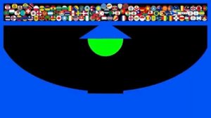 240 times eliminations & 241 countries marble race in Algodoo | Marble Factory