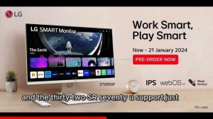 LG's new MyView 4K monitors have webOS smart features baked in