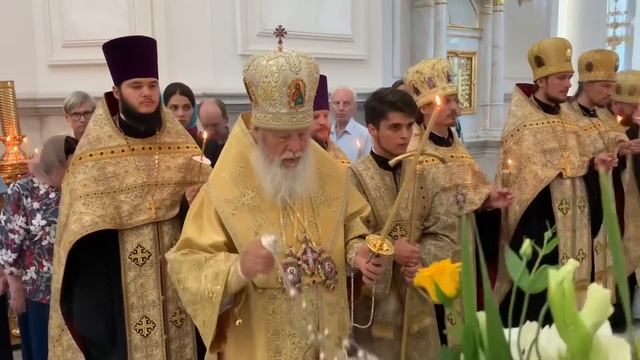 Всенощное Бдение накануне дня памяти Собора Одесских святых смотреть онлайн