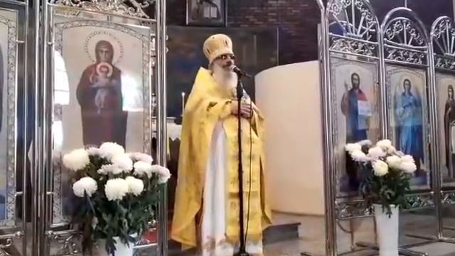 Слово после литургии в праздник святых отцев VII Вселенского Собора смотреть онлайн