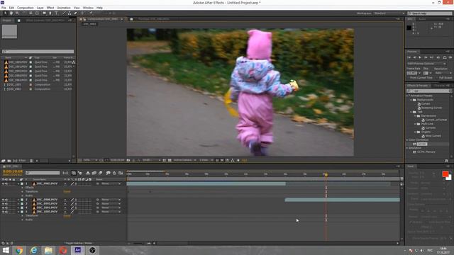 Как увеличить продолжительность временной шкалы (продолжительность видео) В Adobe After Effects смотреть онлайн