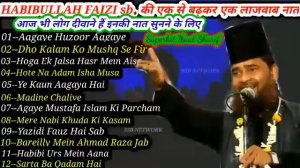 Habibullah Faizi Ki Naat Sharif Top 10 Superhit Naat All Naat Jukebox Naat Mp3 Naat 2023 New Naat