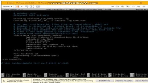 CONFIGURACIÓN DE INTERPRETE PYTHON, PHP Y PERL