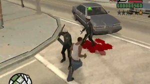 Прикол с ножом в GTA San Andreas