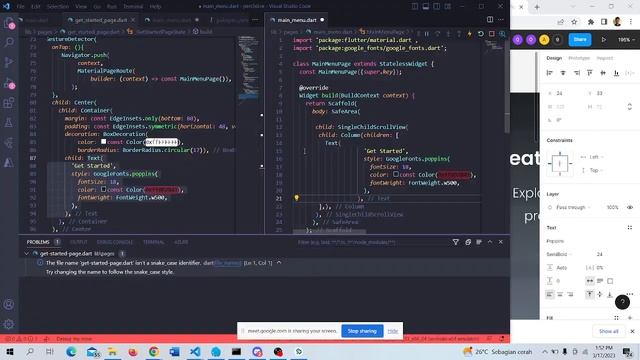 Slicing Figma to Flutter - Mobile Programming