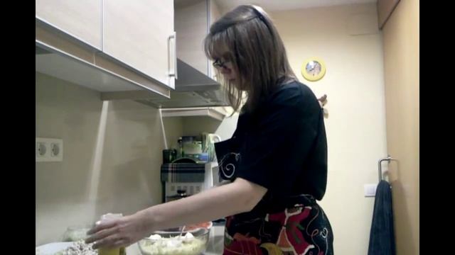 Как приготовить "гранатовый" салат. #салат #рецептысалатов #салатынапраздник