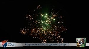 Батарея салютов PKU101 Дюжинка (12 зар. 1)