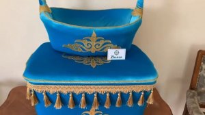 Куда- Калта. Тойбастар. Wedding basket decoration and box.