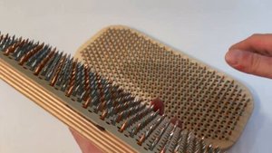 Обзор доски садху с медными и оцинкованными гвоздями и технологией Живые гвозди "Любовь"