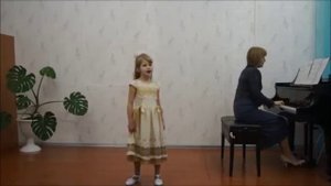 Соколова Дарья, "Нотная песенка" муз. М.Славкина, сл. Е.Григорьевой