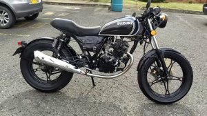 Suzuki gn 125 cafe racer