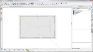 Рисование голландской двускатной крыши