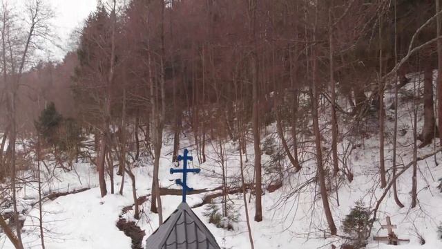 Колюпаново, Калуга, купальня, часовня, общий облет 17.03.19 г.