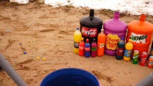 Giant Toothpaste Eruption from Orbeez, Big Fanta, Coca Cola, Monster, Big Balloons, Mentos and Soda