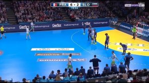 But de Daniel Narcisse - 1/2 finale Mondial 2017 / France - Slovénie