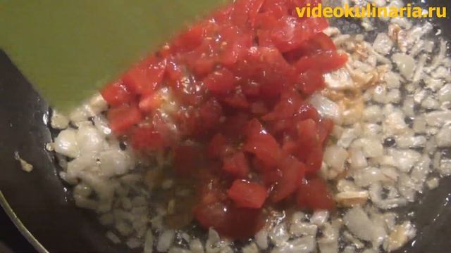 Рецепт - Стручковая фасоль с помидорами  от Videokulinaria.ru