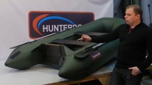 Надувная транцевая пвх лодка Hunter 290L - обзор модели
