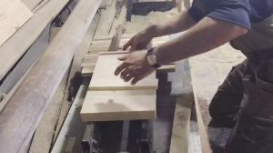 Разделочная доска торцевая из сосны.