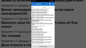 Добавление дополнительных PIDs для CarScanner