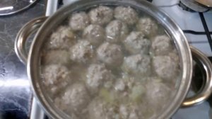 Очень вкусный суп с тефтелями!!!