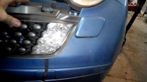 Nissan Micra K12 смена габаритов на поворотники