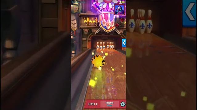 Knight of the round ball Flowers Alley Bowling Gamer #Bowling Crew -3D bowling game смотреть онлайн