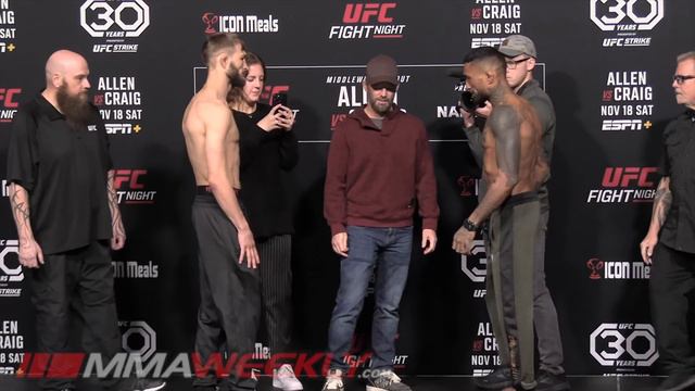 UFC Vegas 82 Face-Offs: Brendan Allen vs Paul Craig