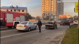 Пожежа автомобіля у Хмельницькому